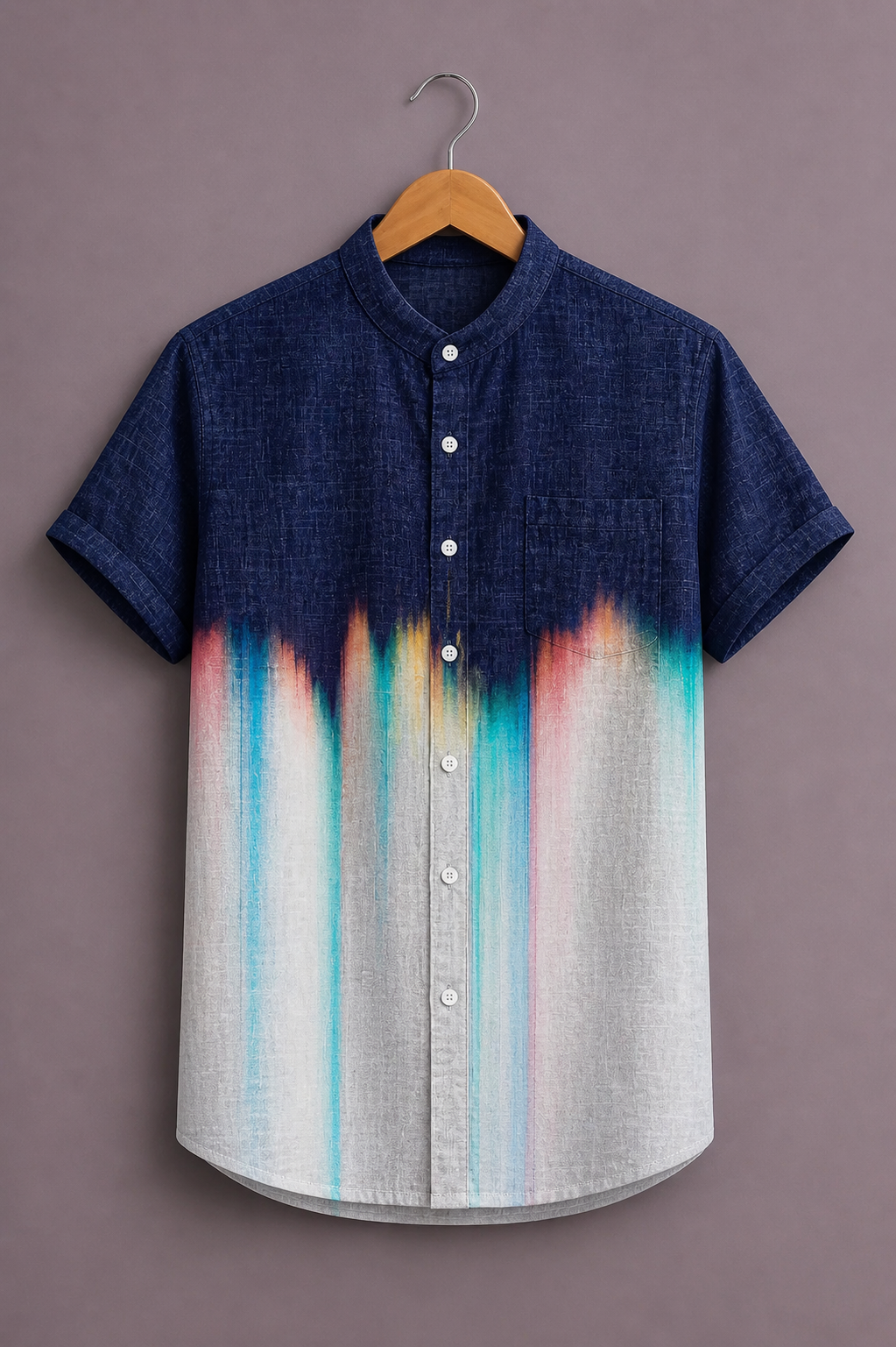 Premium Gradient Casual Shirt for Men – Stylish Modern Designer Wear